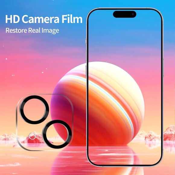 Pehael [2+2 Pack] iPhone 15 Privacy Screen Protector with Camera Lens Protector - Picture 7 of 9